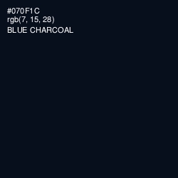 #070F1C - Blue Charcoal Color Image